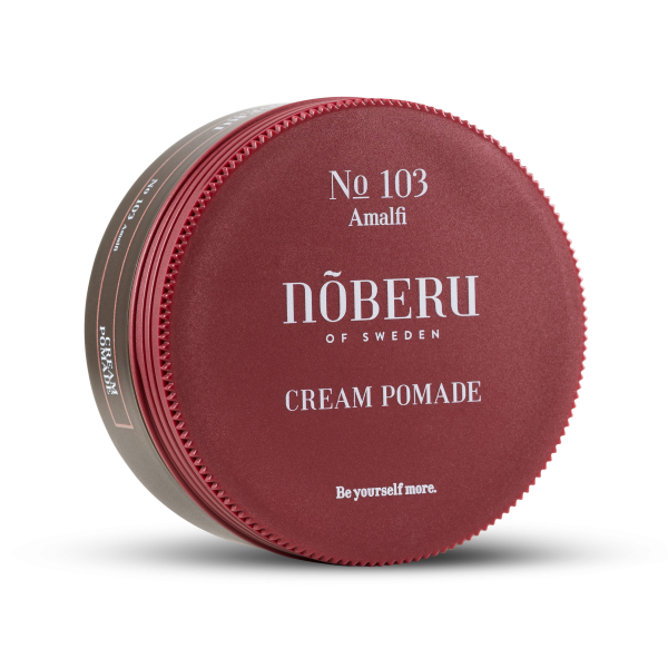 Nõberu Cream Pomade 100ml – Stylingprodukt för män med medelhård stadga och naturlig glans.