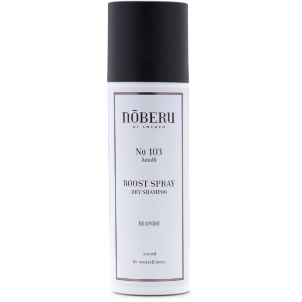 Nõberu Boost Spray - Blond 200ml - energigivande herrdoft i stilren flaska.