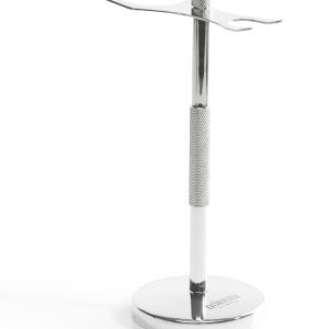 Nõberu Shaving Stand – Elegant rakställ för optimal förvaring av rakborste och rakhyvel.