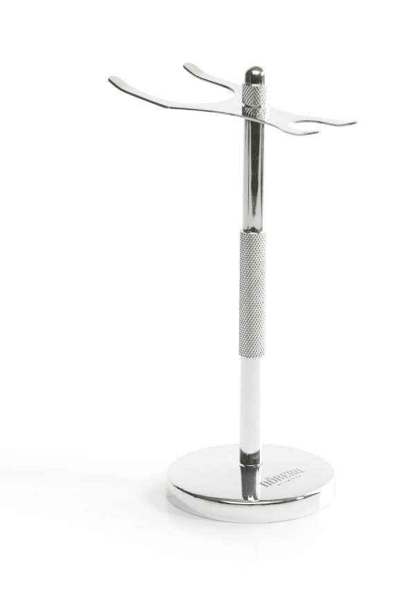 Nõberu Shaving Stand – Elegant rakställ för optimal förvaring av rakborste och rakhyvel.